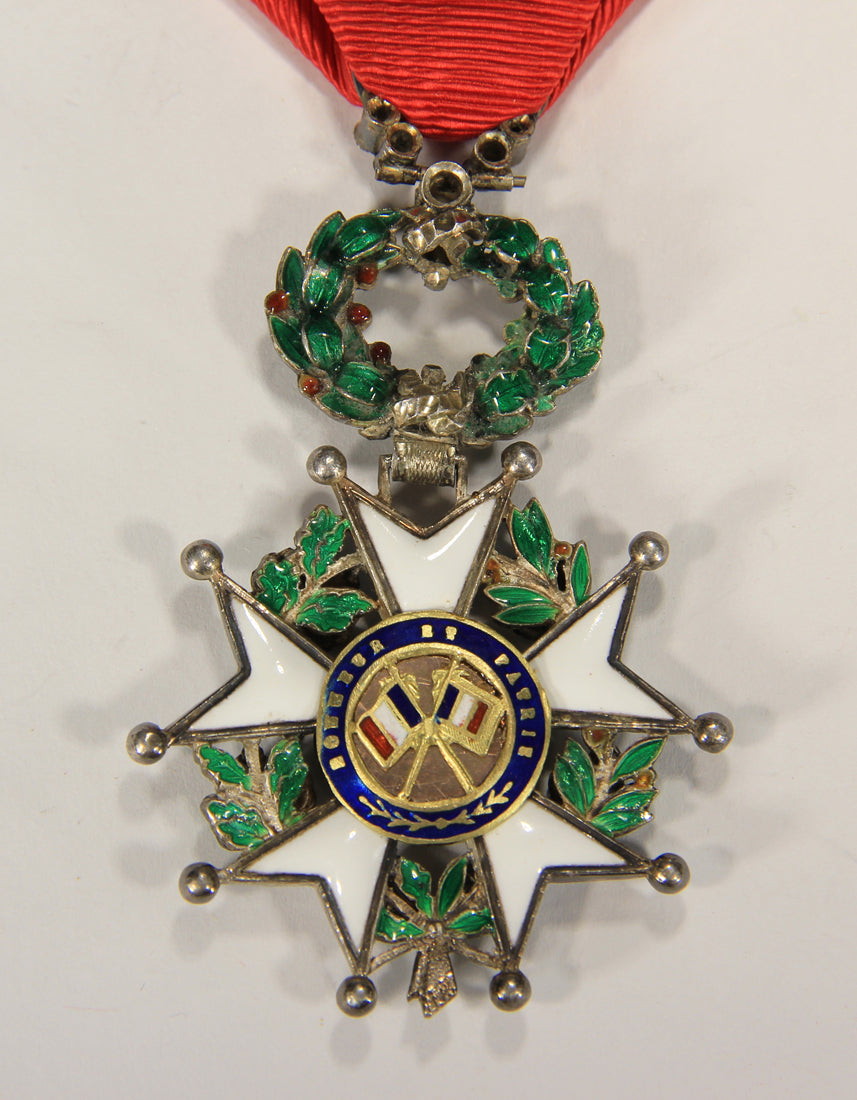 France 1870 Légion D'Honneur Chevalier 3e République RARE Luxury Diamonds Silver Gold L020497
