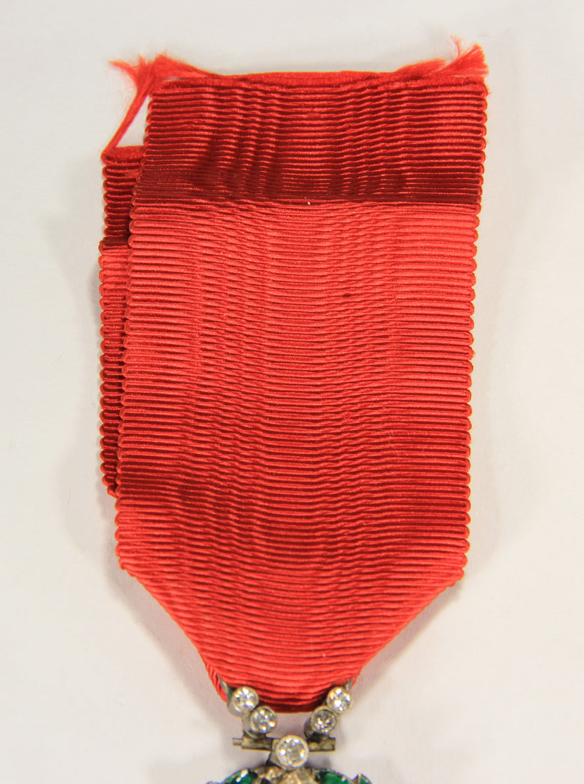 France 1870 Légion D'Honneur Chevalier 3e République RARE Luxury Diamonds Silver Gold L020497