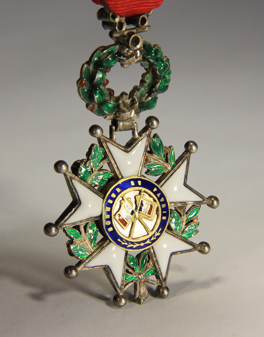 France 1870 Légion D'Honneur Chevalier 3e République RARE Luxury Diamonds Silver Gold L020497
