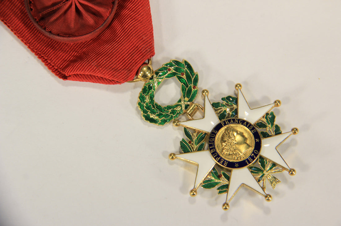 France 1870 Ordre De La Légion D'Honneur Officer 3e République .750 Gold 18K L020498