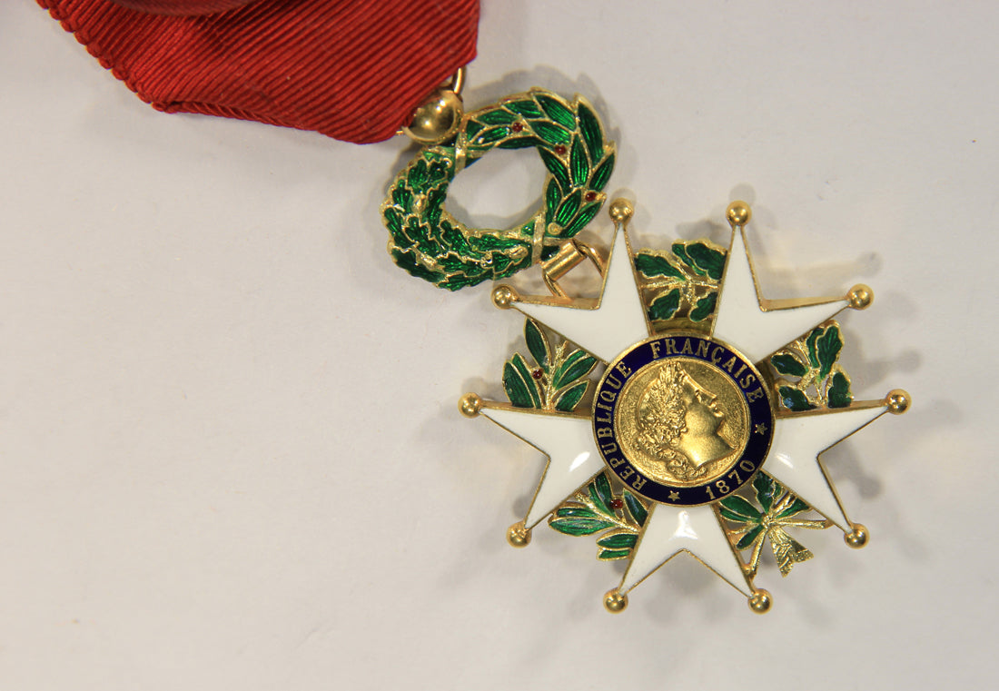 France 1870 Ordre De La Légion D'Honneur Officer 3e République .750 Gold 18K L020498