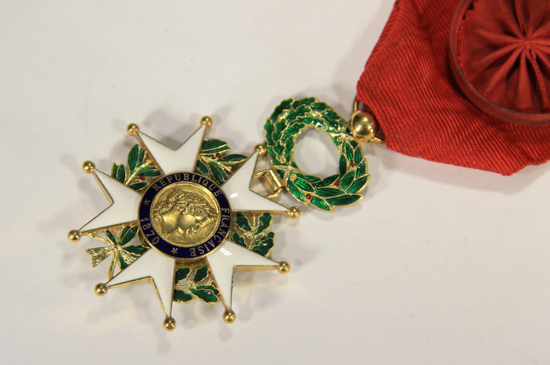 France 1870 Ordre De La Légion D'Honneur Officer 3e République .750 Gold 18K L020498