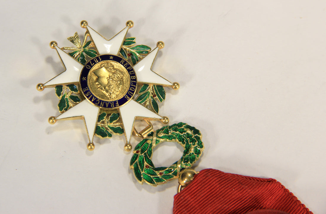 France 1870 Ordre De La Légion D'Honneur Officer 3e République .750 Gold 18K L020498