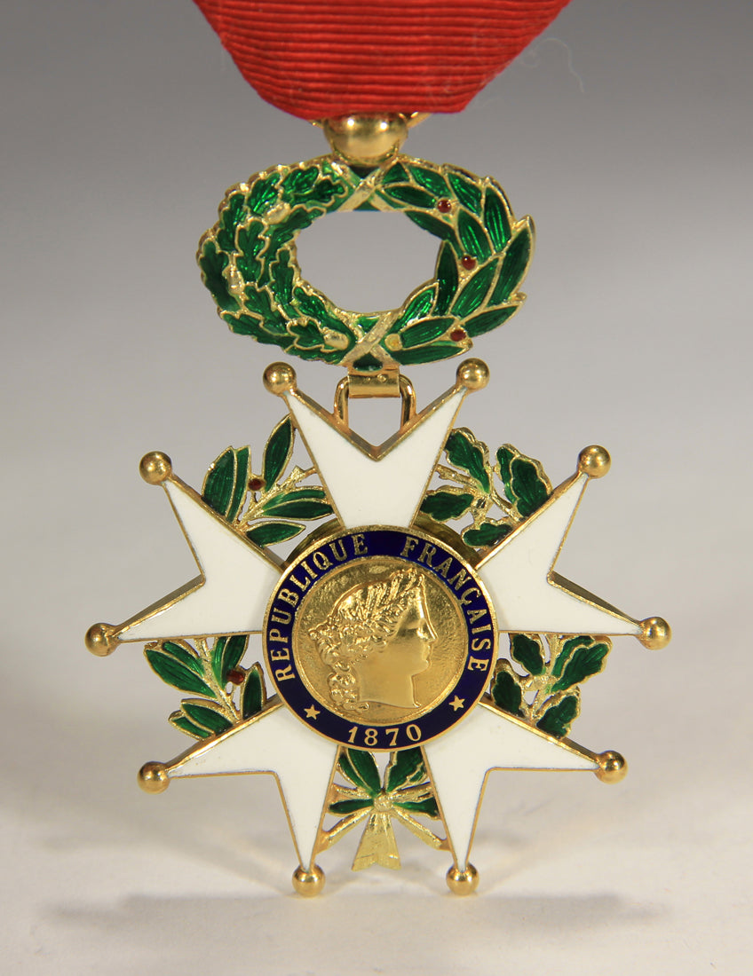 France 1870 Ordre De La Légion D'Honneur Officer 3e République .750 Gold 18K L020498
