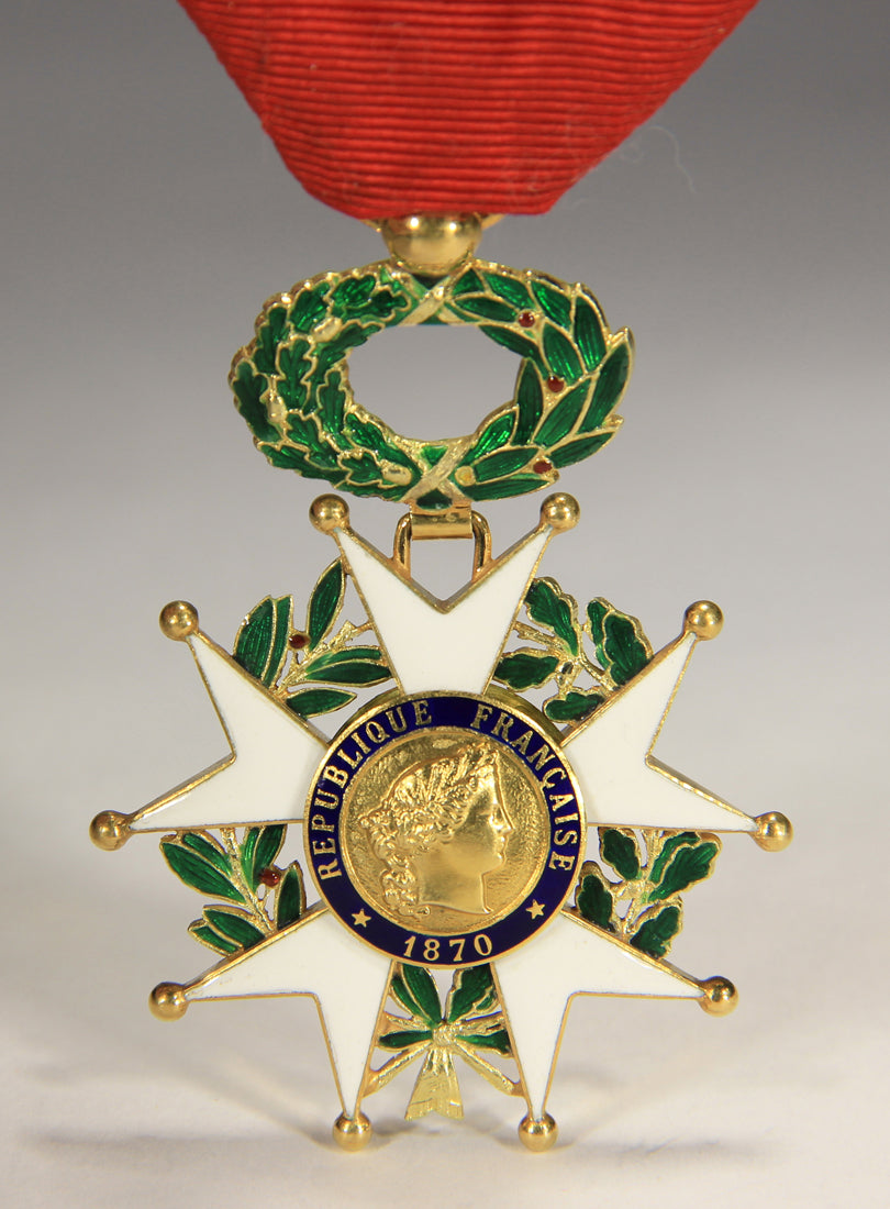 France 1870 Ordre De La Légion D'Honneur Officer 3e République .750 Gold 18K L020498