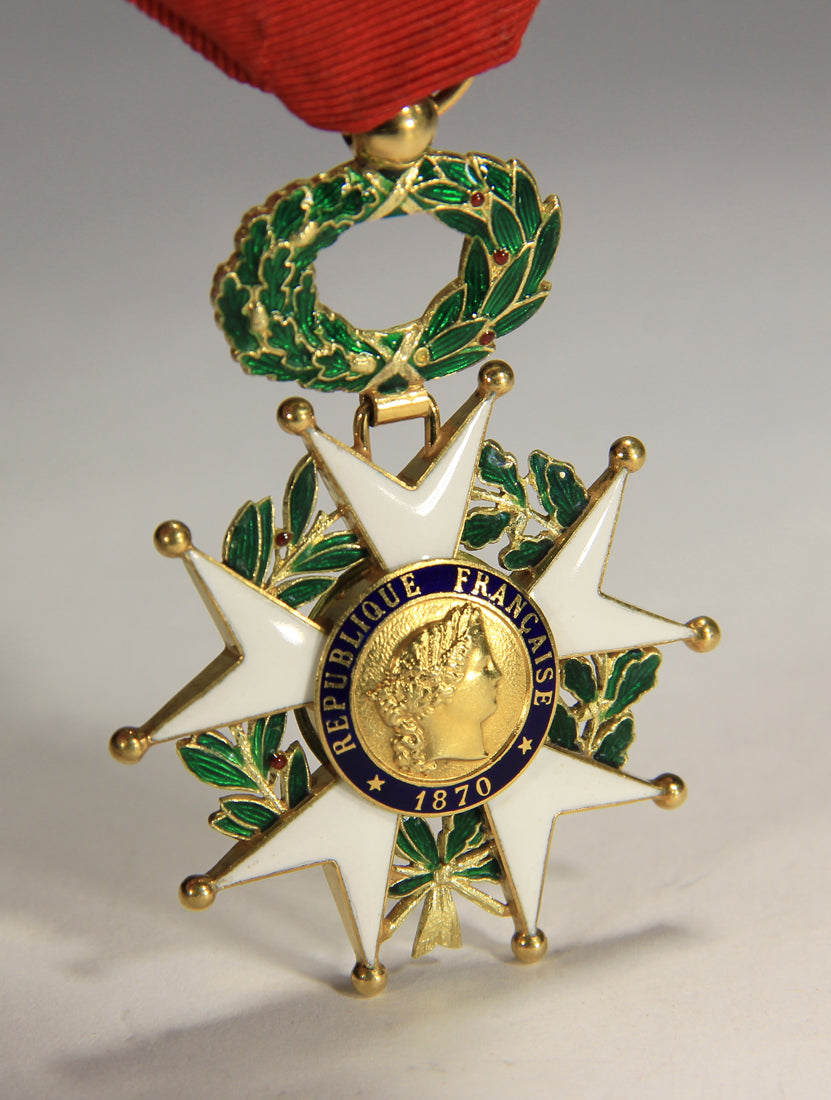 France 1870 Ordre De La Légion D'Honneur Officer 3e République .750 Gold 18K L020498