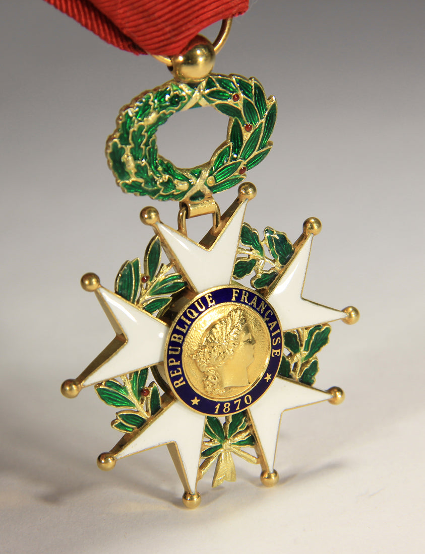 France 1870 Ordre De La Légion D'Honneur Officer 3e République .750 Gold 18K L020498