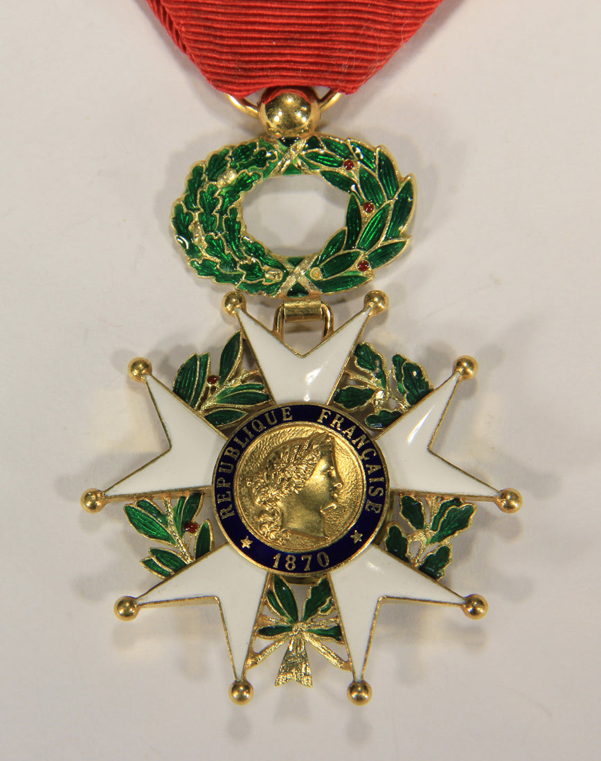 France 1870 Ordre De La Légion D'Honneur Officer 3e République .750 Gold 18K L020498