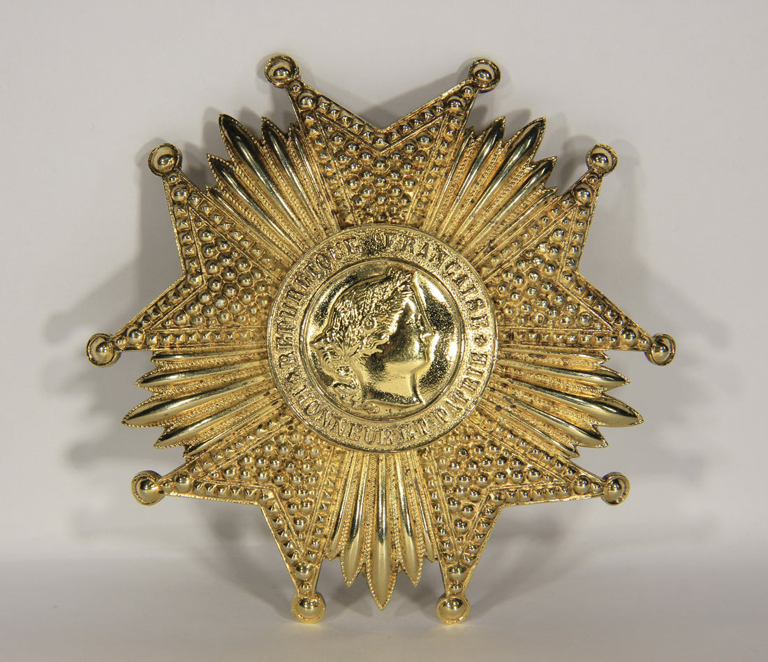 France 1946 Ordre De La Légion D'Honneur Plaque Grand Croix - Silver Vermeil L020499