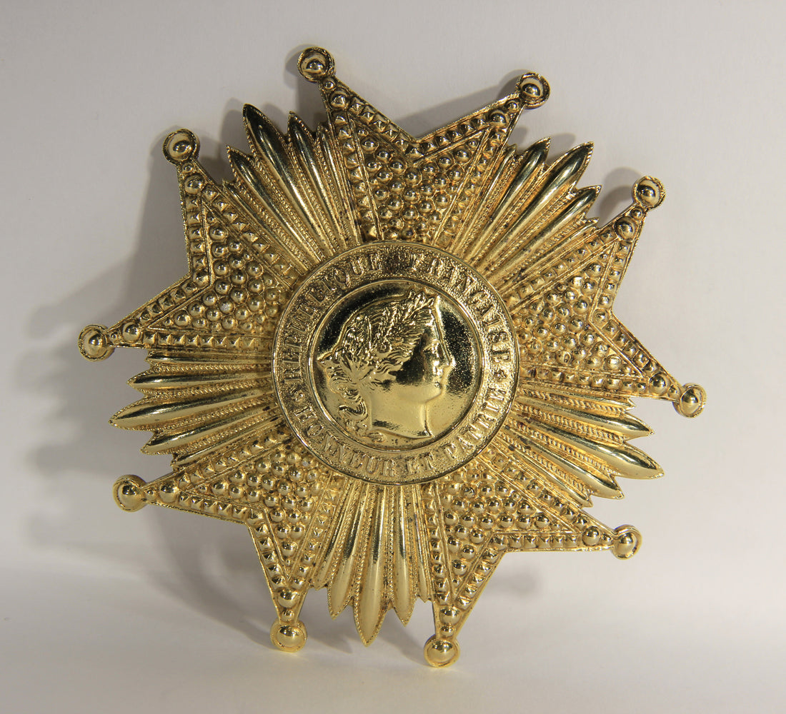 France 1946 Ordre De La Légion D'Honneur Plaque Grand Croix - Silver Vermeil L020499