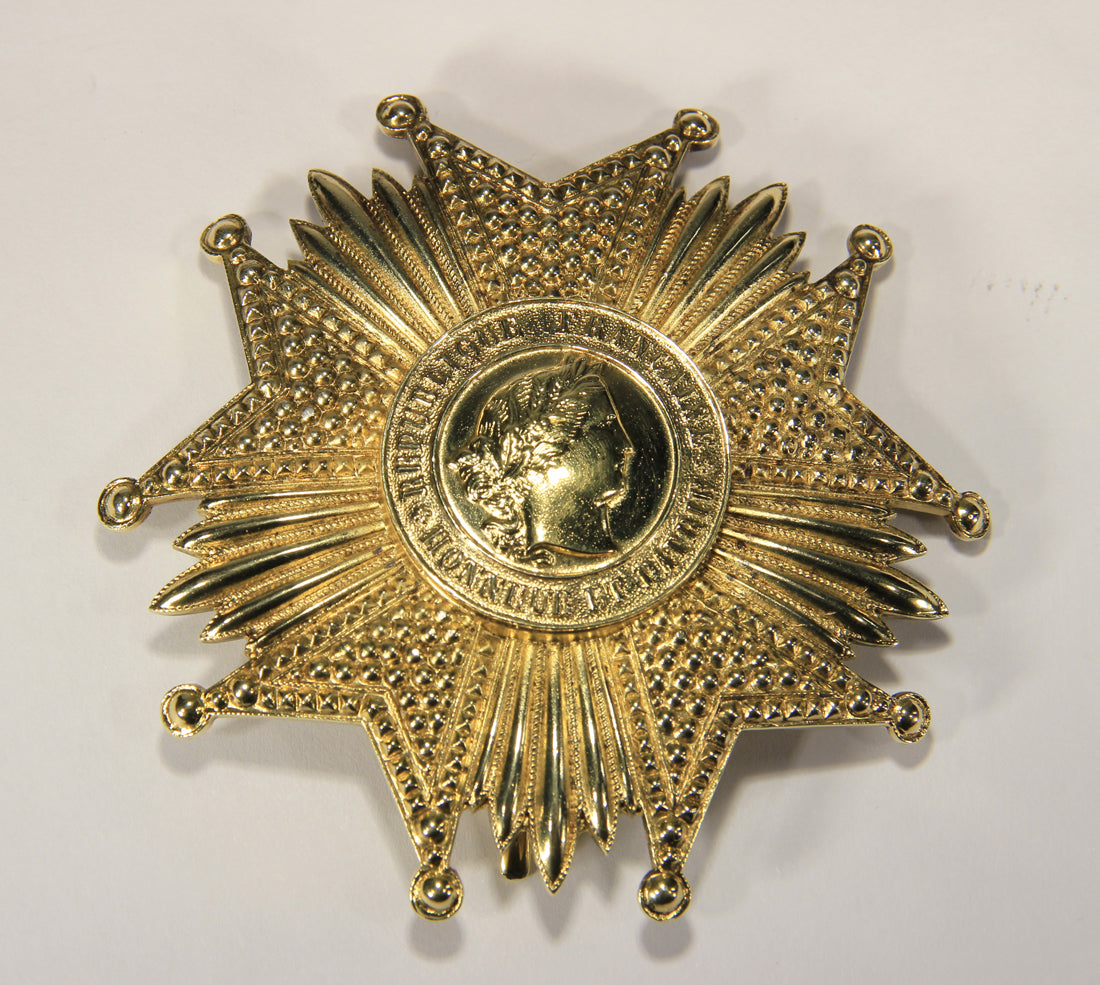 France 1946 Ordre De La Légion D'Honneur Plaque Grand Croix - Silver Vermeil L020499