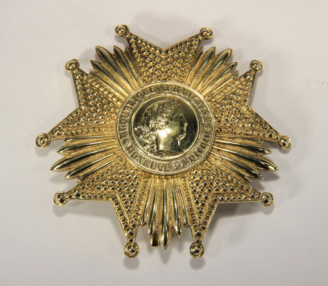 France 1946 Ordre De La Légion D'Honneur Plaque Grand Croix - Silver Vermeil L020499