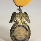 France 1853-1870 Médaille Militaire Type 2A4 Second Empire - Silver Vermeil L020500