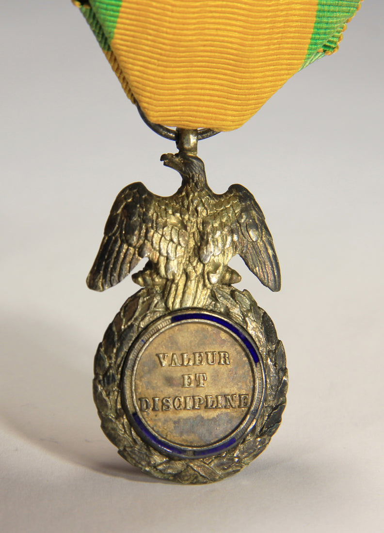 France 1853-1870 Médaille Militaire Type 2A4 Second Empire - Silver Vermeil L020500