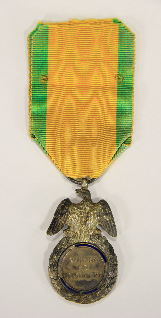 France 1853-1870 Médaille Militaire Type 2A4 Second Empire - Silver Vermeil L020500