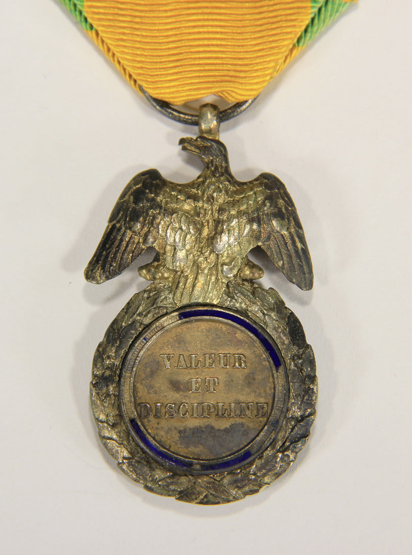 France 1853-1870 Médaille Militaire Type 2A4 Second Empire - Silver Vermeil L020500