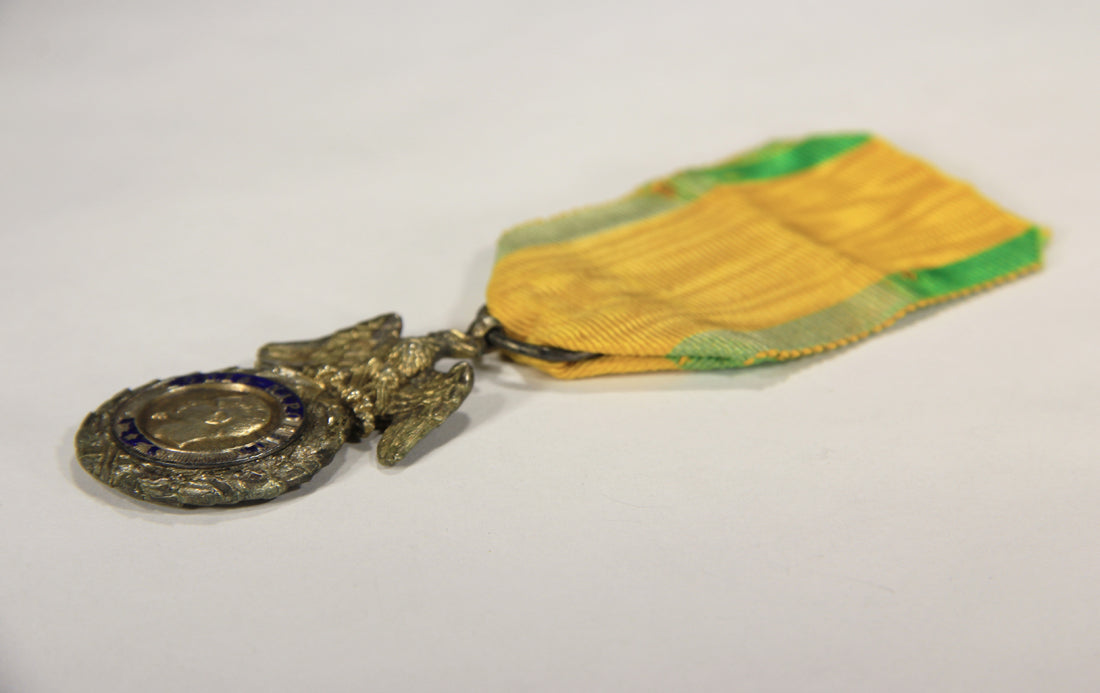 France 1853-1870 Médaille Militaire Type 2A4 Second Empire - Silver Vermeil L020500