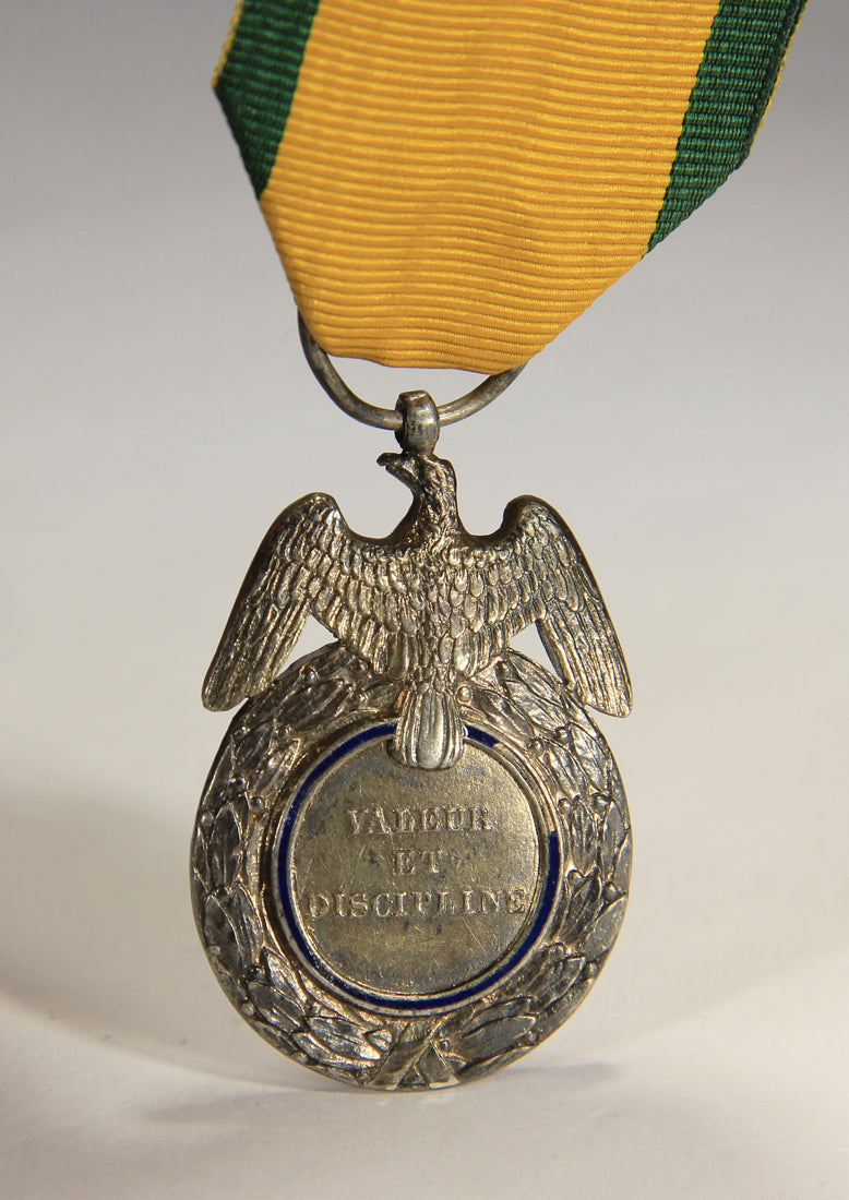 France 1852-1853 Médaille Militaire RARE Type 1 Présidence - Silver Vermeil L020501