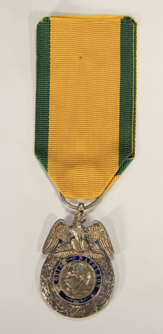 France 1852-1853 Médaille Militaire RARE Type 1 Présidence - Silver Vermeil L020501