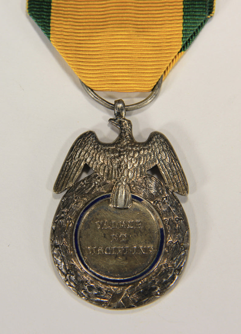 France 1852-1853 Médaille Militaire RARE Type 1 Présidence - Silver Vermeil L020501