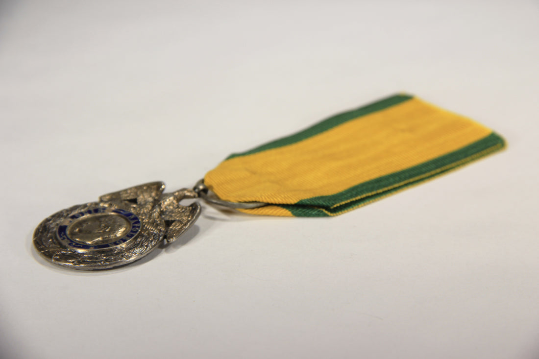 France 1852-1853 Médaille Militaire RARE Type 1 Présidence - Silver Vermeil L020501