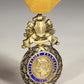 France 1871 Médaille Militaire Type 3b Versailles RARE Monobloc BIFACE - Silver Vermeil L020502
