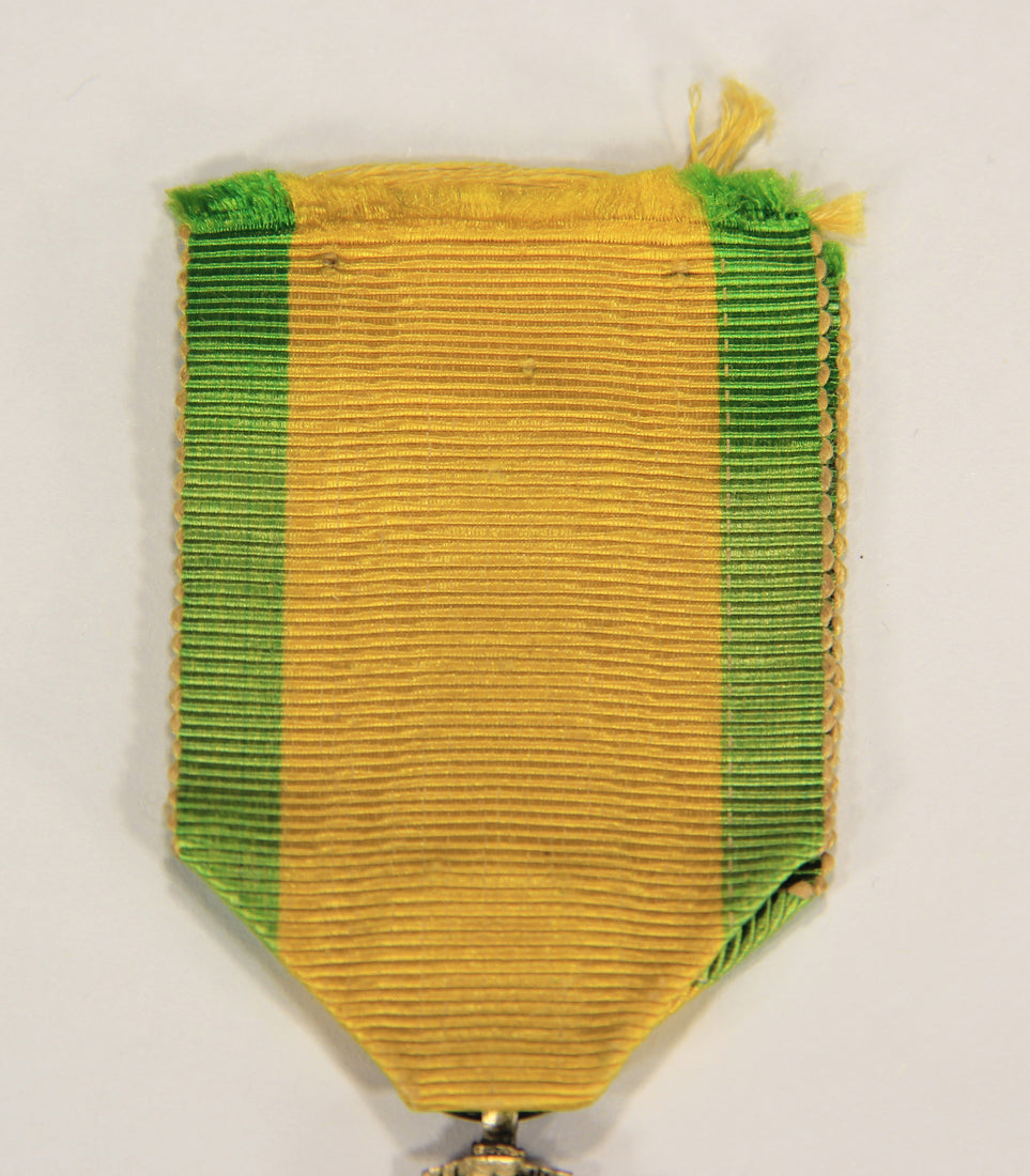 France 1871 Médaille Militaire Type 3b Versailles RARE Monobloc BIFACE - Silver Vermeil L020502