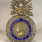 France 1873-1878 Médaille Militaire Type 4a1 - RARE Cuirasse BIFACE Silver Vermeil L020503