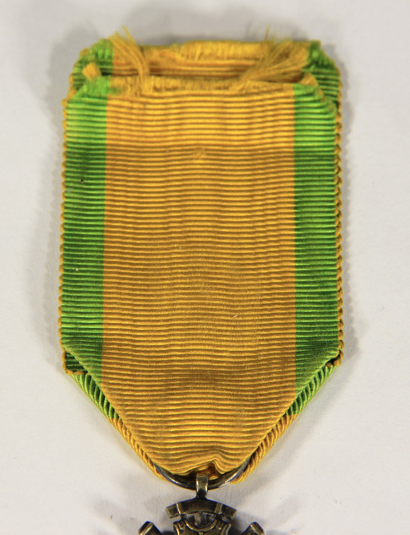 France 1873-1878 Médaille Militaire Type 4a1 - RARE Cuirasse BIFACE Silver Vermeil L020503