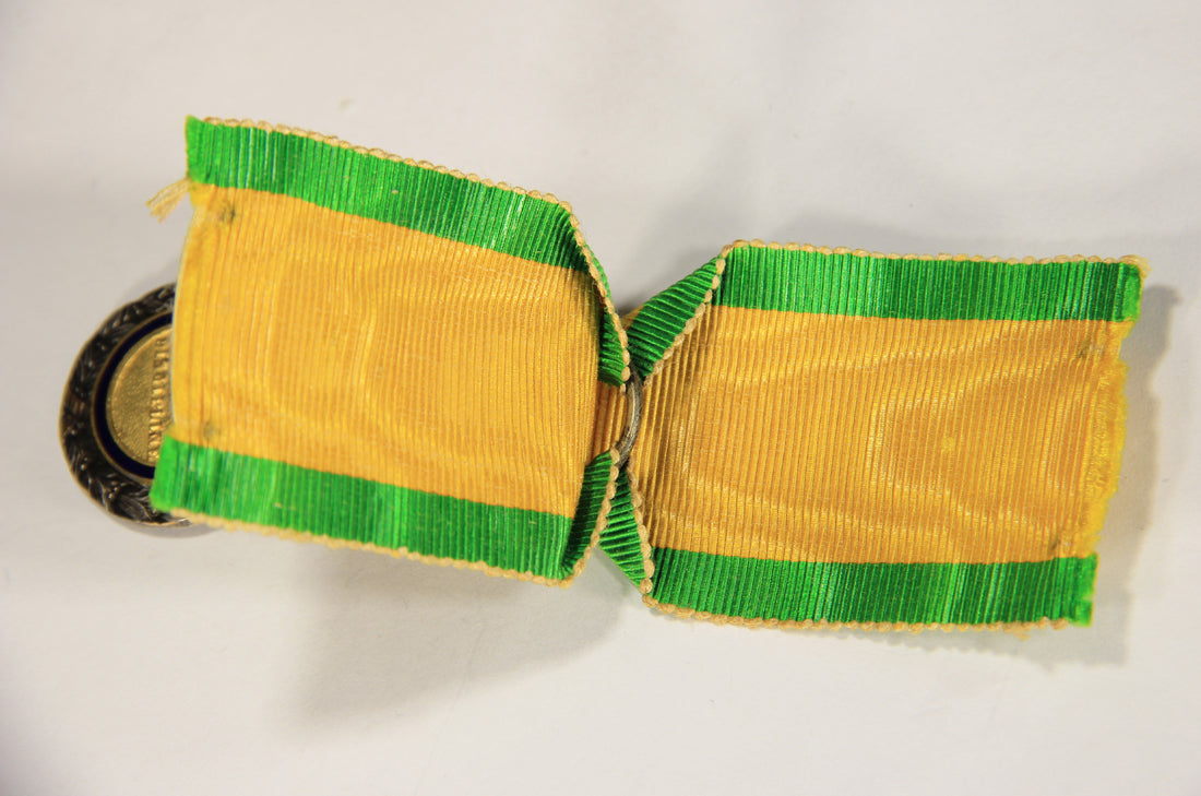 France 1873-1878 Médaille Militaire Type 4d Center In 18k Gold RARE Variant - Silver Vermeil L020504