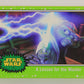 SW The Last Jedi Journey 2017 Card #11 A Lesson For The Master ENG Slime Green L020515