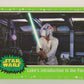 SW The Last Jedi Journey 2017 Card #17 Luke's Introduction To The Force Slime Green L020523
