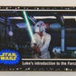 SW The Last Jedi Journey 2017 Card #17 Luke's Introduction To The Force ENG Black L020524