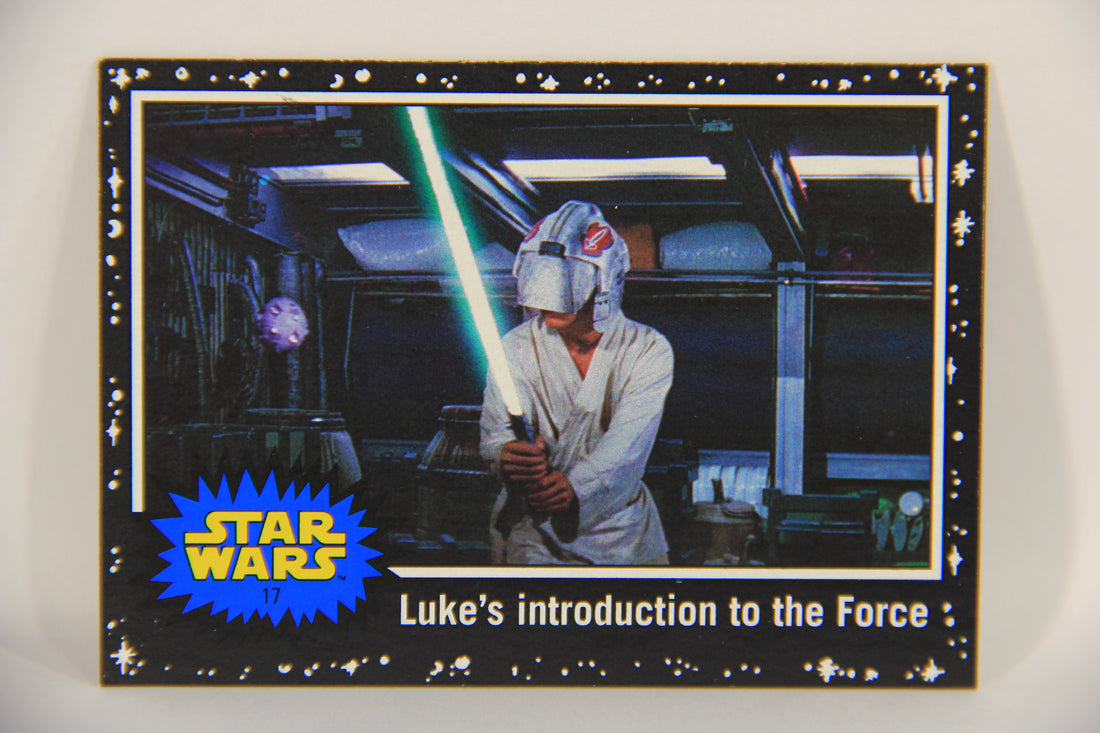 SW The Last Jedi Journey 2017 Card #17 Luke's Introduction To The Force ENG Black L020524