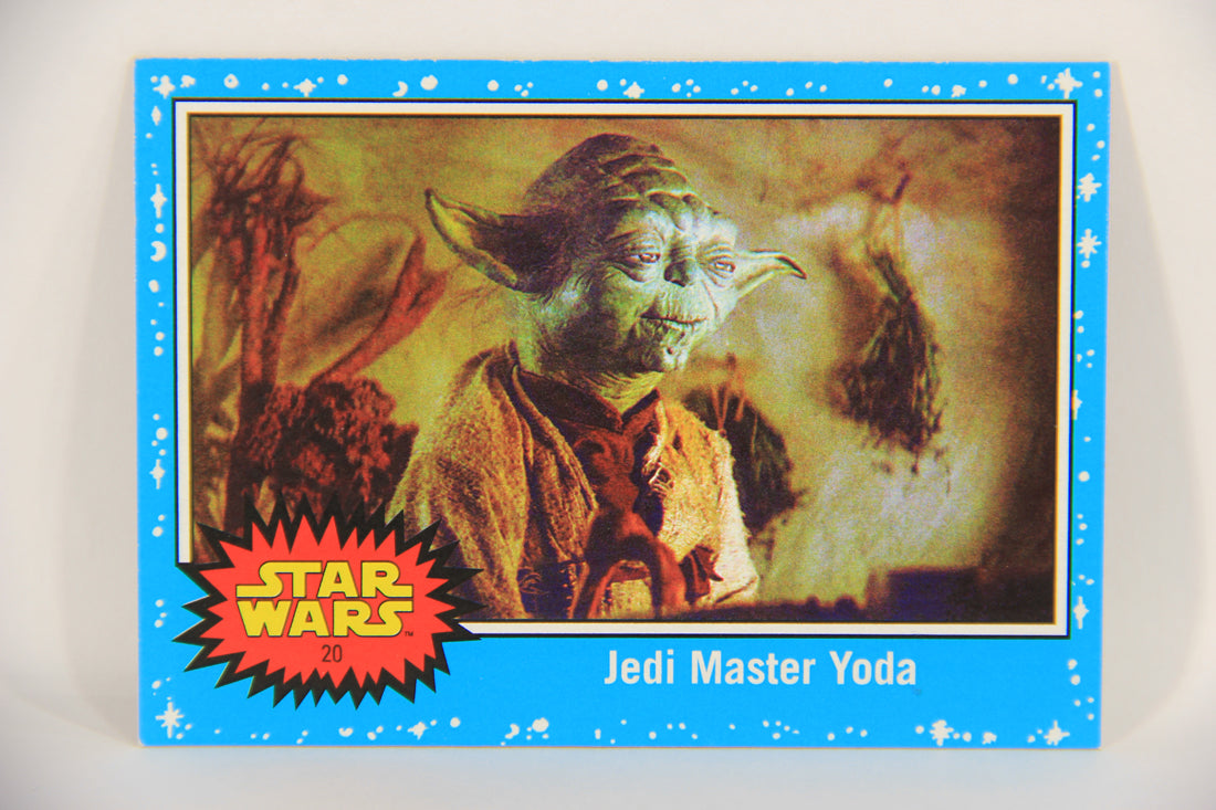 SW The Last Jedi Journey 2017 Trading Card #20 Jedi Master Yoda ENG Blue L020527