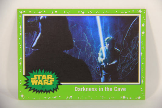 SW The Last Jedi Journey 2017 Card #21 Darkness In The Cave ENG Slime Green L020530