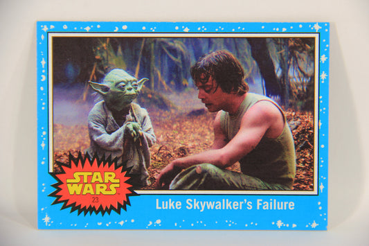 SW The Last Jedi Journey 2017 Card #23 Luke Skywalker's Failure ENG Blue L020531