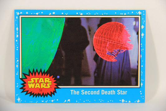 SW The Last Jedi Journey 2017 Trading Card #34 The Second Death Star ENG Blue L020541