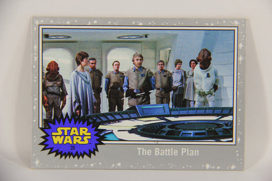 SW The Last Jedi Journey 2017 Trading Card #35 The Battle Plan ENG Silver L020542