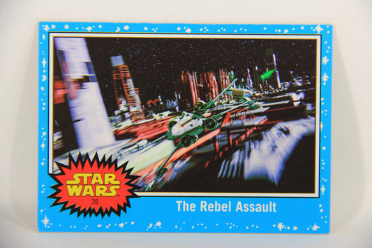 SW The Last Jedi Journey 2017 Trading Card #36 The Rebel Assault ENG Blue L020543