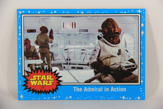 SW The Last Jedi Journey 2017 Trading Card #37 The Admiral In Action ENG Blue L020545