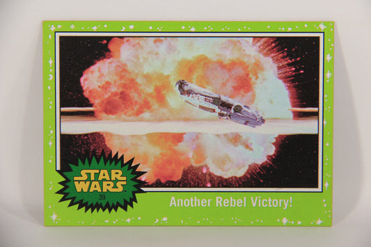 SW The Last Jedi Journey 2017 Card #39 Another Rebel Victory ENG Slime Green L020547