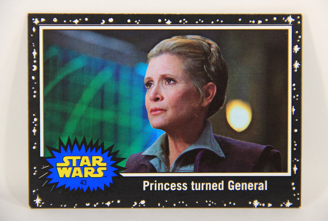 SW The Last Jedi Journey 2017 Card #43 Princess Turned General ENG Black L020558