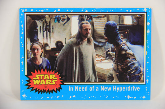 SW The Last Jedi Journey 2017 Card #51 In Need Of A New Hyperdrive ENG Blue L020567