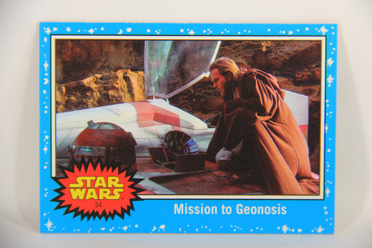 SW The Last Jedi Journey 2017 Trading Card #54 Mission To Geonosis ENG Blue L020568