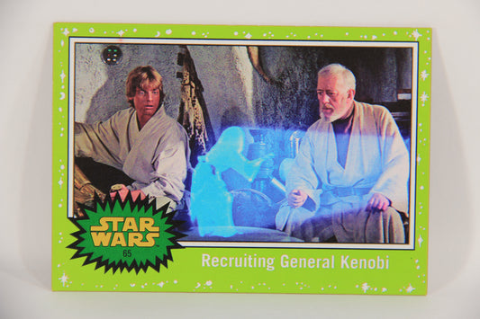 SW The Last Jedi Journey 2017 Card #65 Recruiting General Kenobi ENG Slime Green L020581