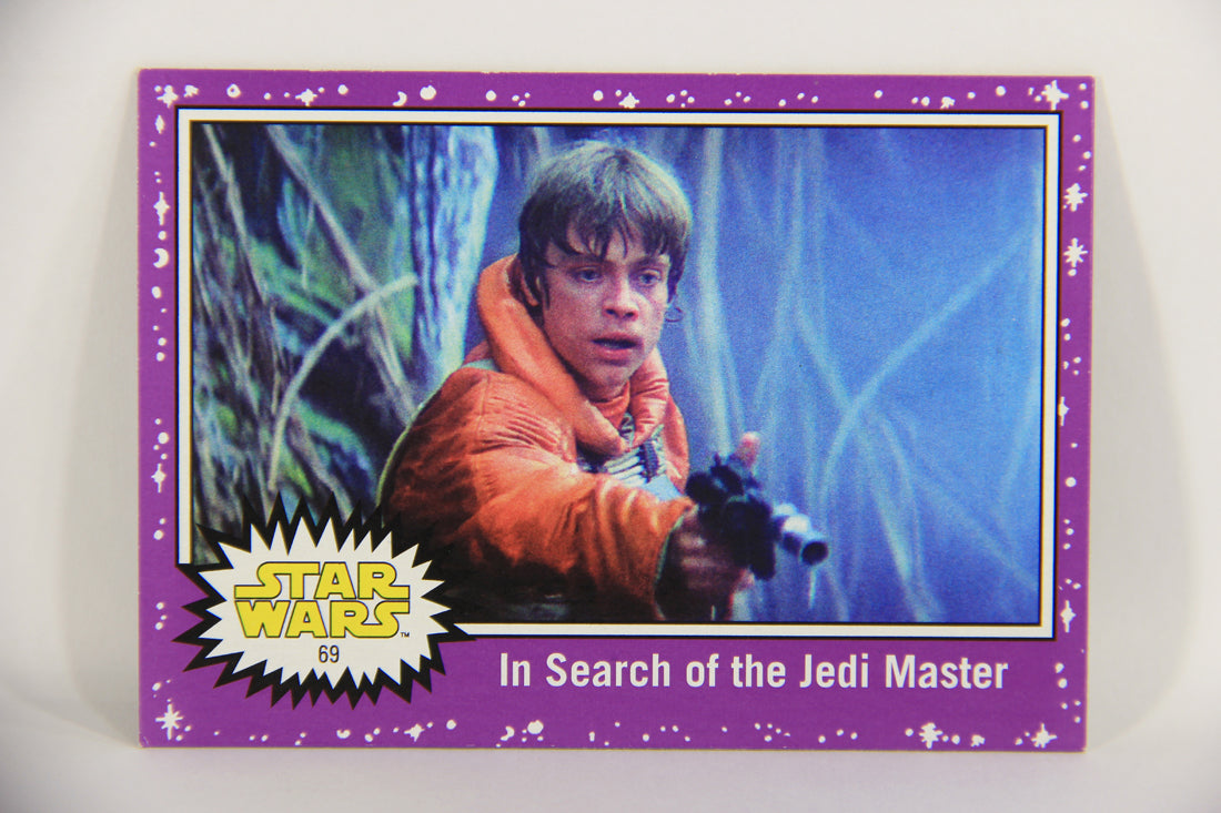 SW The Last Jedi Journey 2017 Card #69 In Search Of The Jedi Master ENG Purple L020582