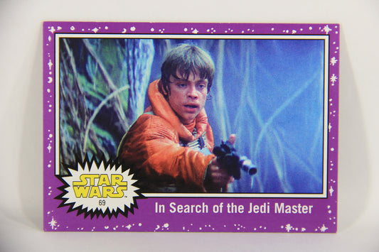 SW The Last Jedi Journey 2017 Card #69 In Search Of The Jedi Master ENG Purple L020582