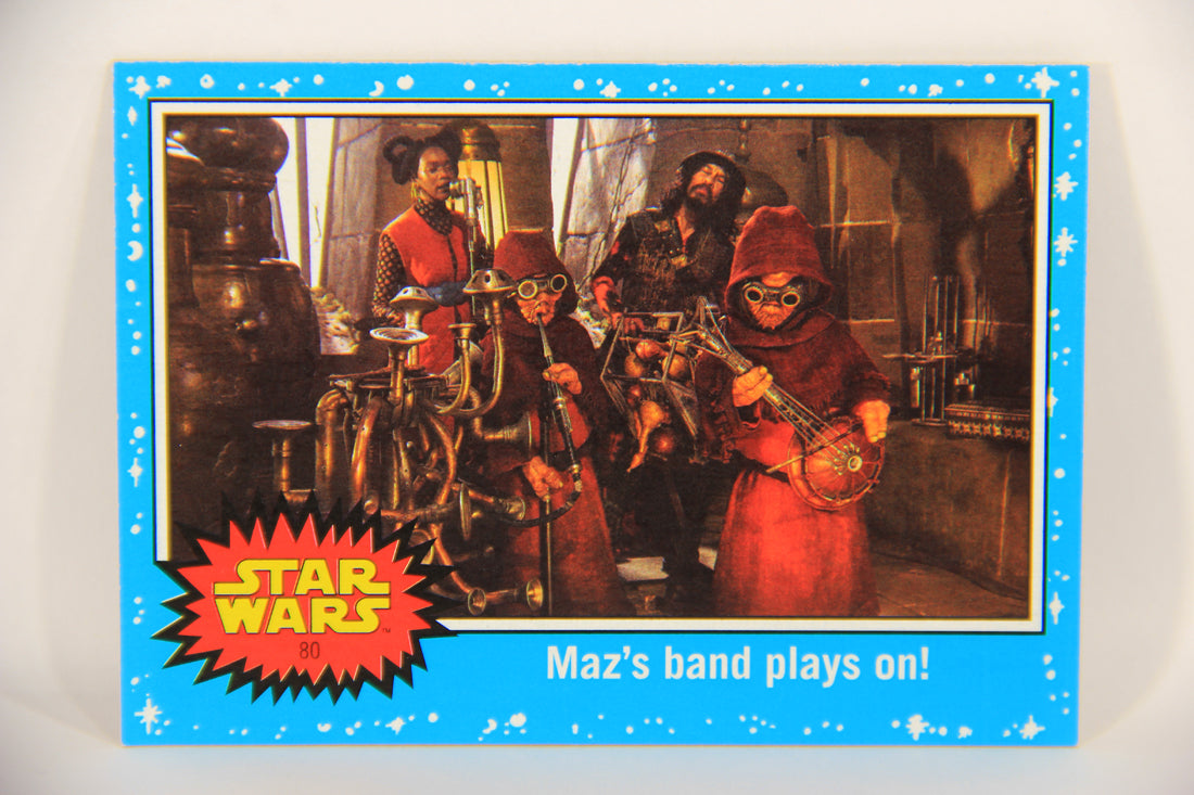 SW The Last Jedi Journey 2017 Trading Card #80 Maz's Band Plays On ENG Blue L020593