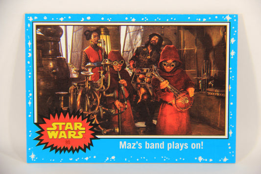 SW The Last Jedi Journey 2017 Trading Card #80 Maz's Band Plays On ENG Blue L020593